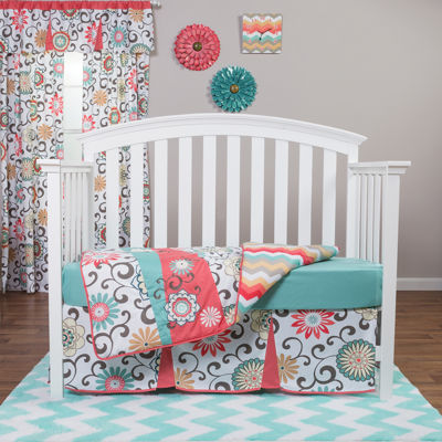 Trend Lab Waverly Pom Play 4 Pc Baby Bedding Set