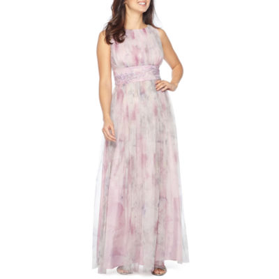 melrose sleeveless evening gown