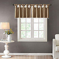 Jcp Home Pembroke Lined Grommet Tailored Valance 50 W x 18 L Cool White 