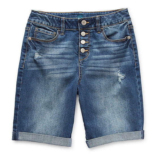Thereabouts Little & Big Girls Adaptive Stretch Denim Short