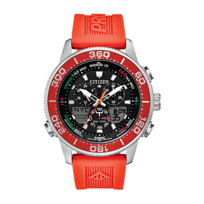 Citizen Promaster Sailhawk Mens Chronograph Orange Strap Watch Jr4061-00f -  JCPenney