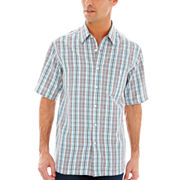 Haggar® Short-Sleeve Microfiber Woven Shirt