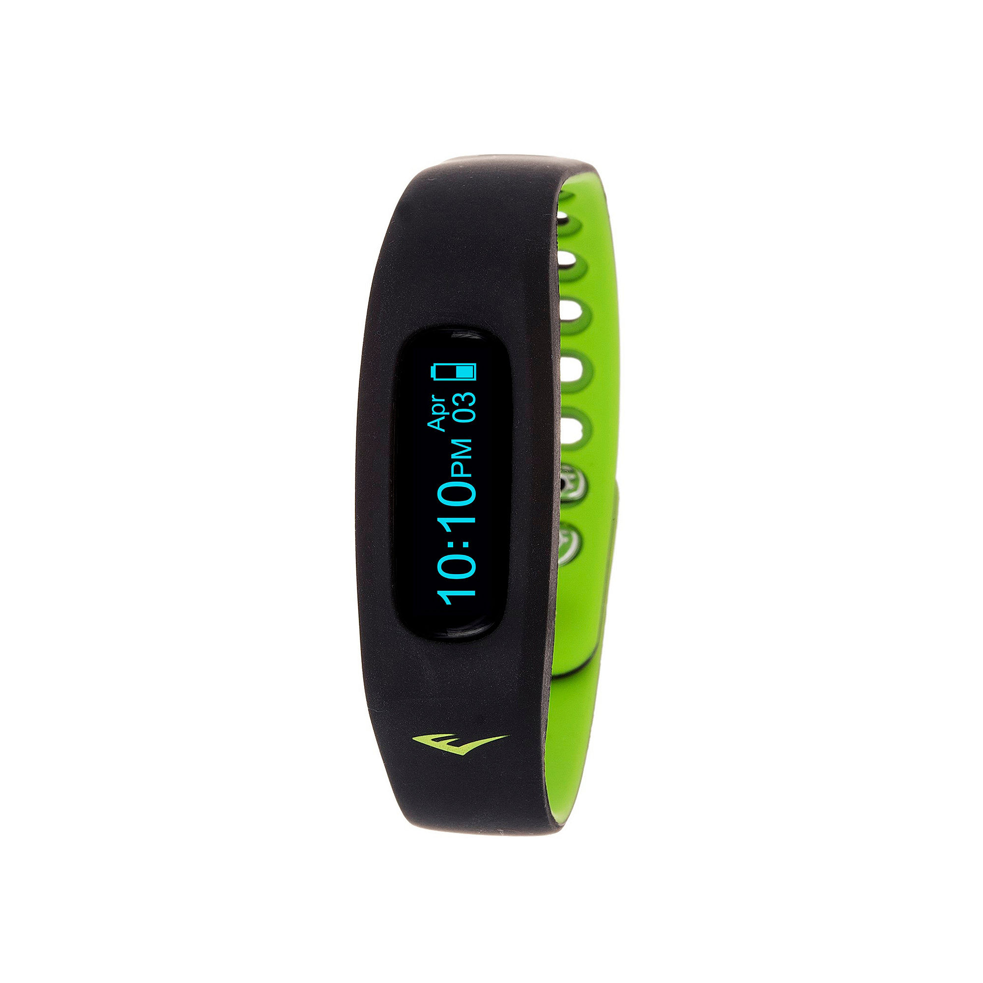 Everlast Bluetooth Black and Green Silicone Strap Activity Tracker Band Watch