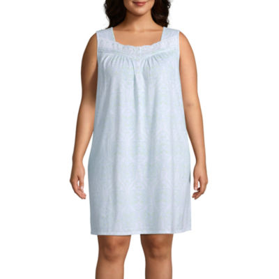 Adonna Womens Sleeveless Sweetheart Neck Nightgown - JCPenney