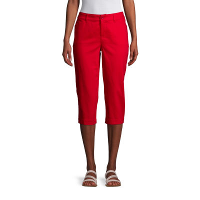 St. John's Bay Mid Rise Secretly Slender Capris - JCPenney