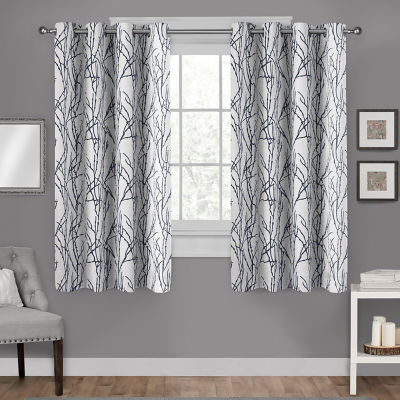 Exclusive Home Curtains Branches Room Darkening Grommet Top Set Of