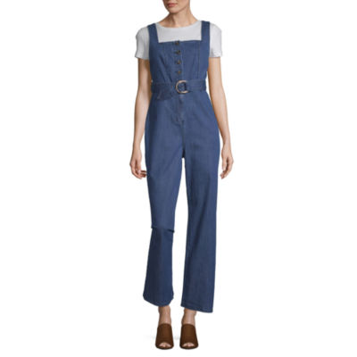 denim jumpsuit jcpenney