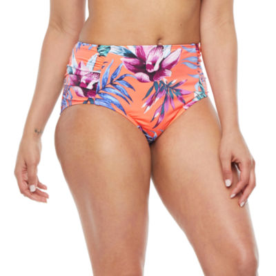 jcpenney high waisted swim bottoms