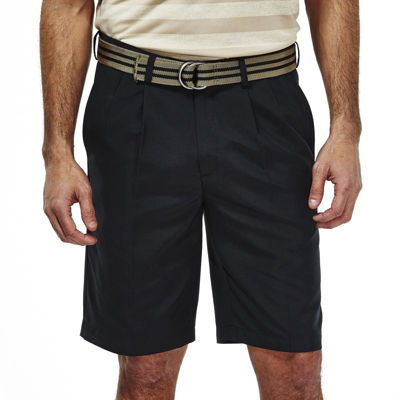 haggar pleated shorts