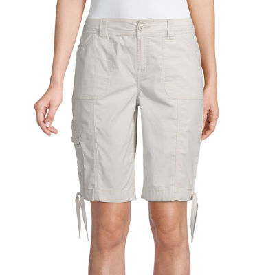 st john's bay womens jean shorts