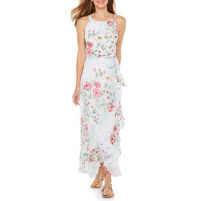 jcpenney maxi dresses with sleeves