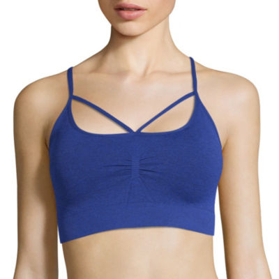 strappy front sports bra
