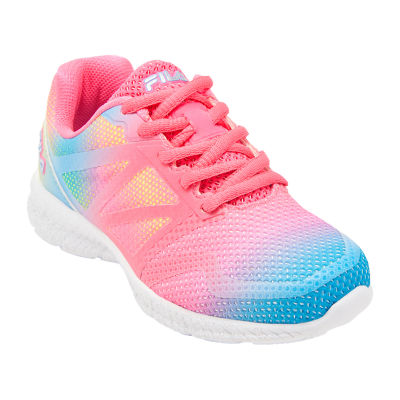 girls pink running shoes