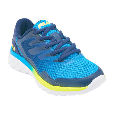 fila blue running shoes