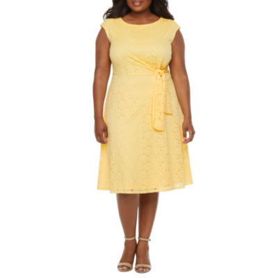 yellow dresses at jcpenney