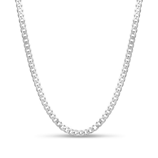 Made in Italy Sterling Silver 16 Inch Solid Chain Necklace