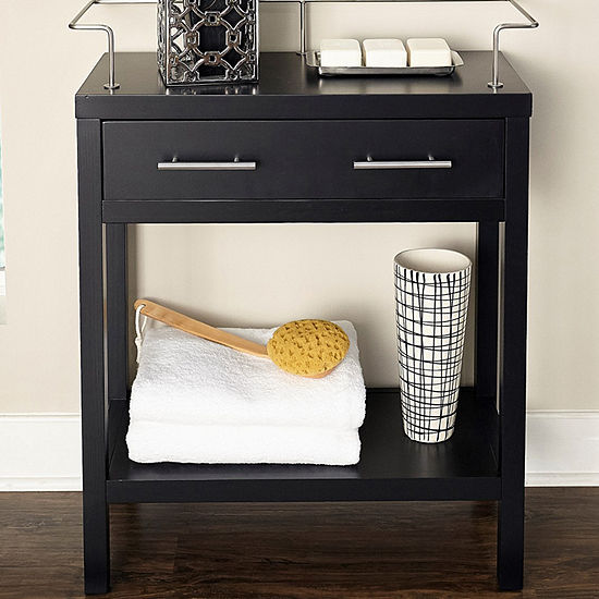 Hoover Large Bathroom Cabinet Jcpenney Color Black