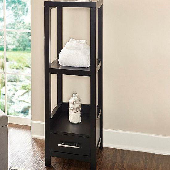 Hoover Tall Storage Bathroom Cabinet Jcpenney Color Black