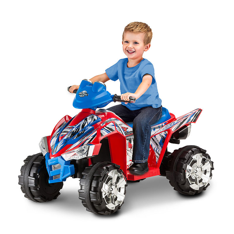 Kid Trax Kidtrax Atv Quad Kt670Az 6V Electric Ride-On, Boys, Red