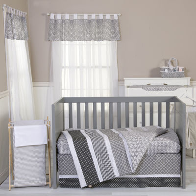 Trend Lab Ombre Gray Baby Nursery Crib Bedding CHOOSE FROM 3 4 5 6 7 Piece Set 