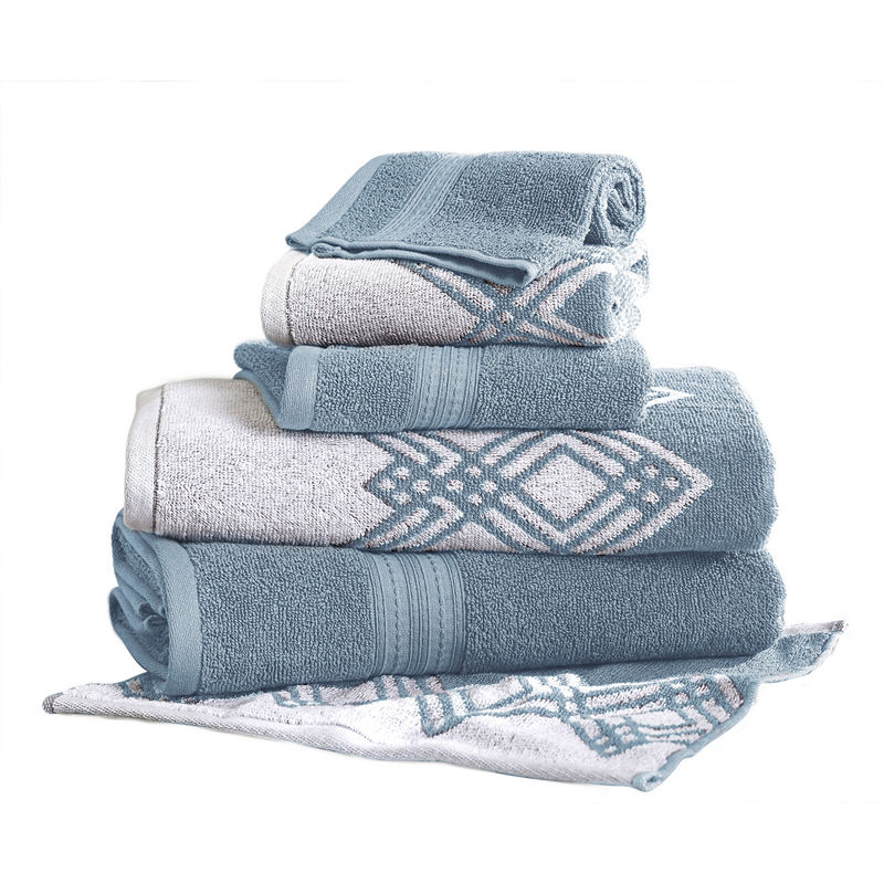 UPC 645470200064 product image for Pacific Coast Textiles Diamond Yarn Dyed 6-pc. Bath Towel Set | upcitemdb.com