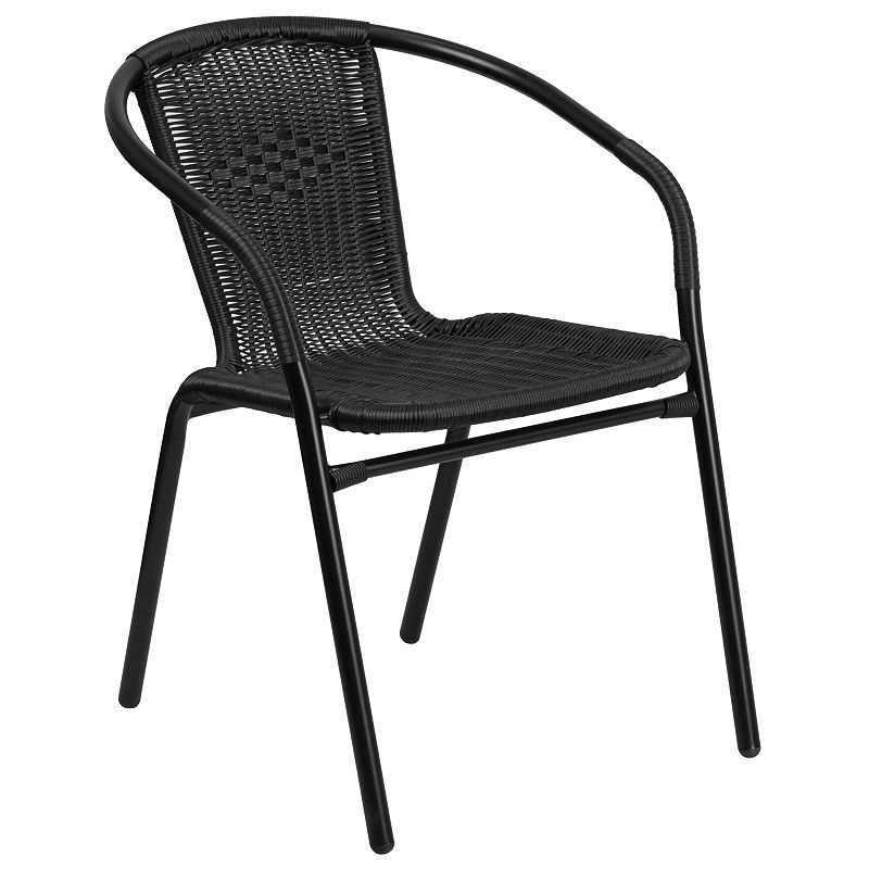 Flash Furniture Rattan Outdoor Patio Dining Chair