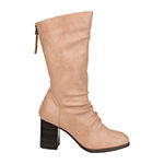 Journee Collection Womens Sequoia Slouch Boots Stacked Heel