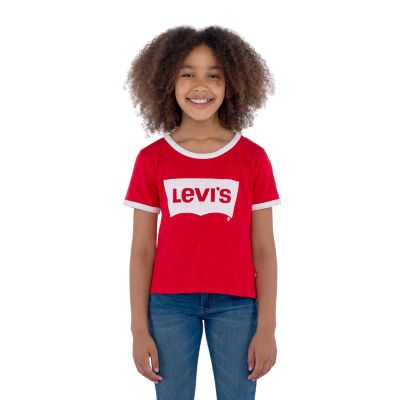 girls levi t shirts