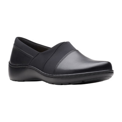 clarks womens casual slip on shoes