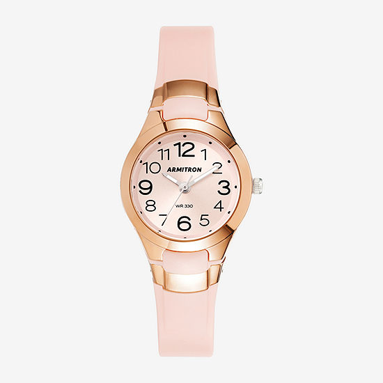 Armitron Womens Pink Strap Watch 25/6418rgp