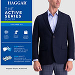 Haggar® The Active Series™  Tailored Fit Solid Blazer