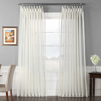 Exclusive Fabrics Furnishing Extra, Wide Pocket Curtains