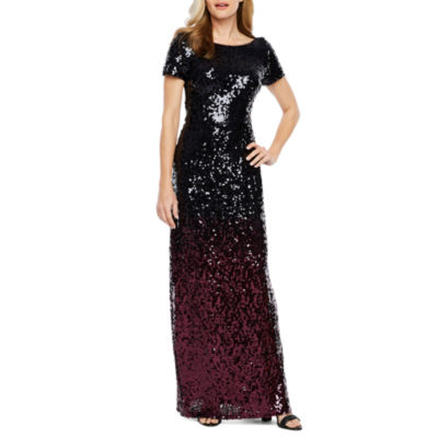 ombre sequin gown