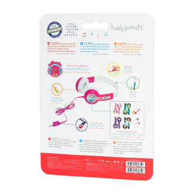 BuddyPhones Discover Kids Volume-Limiting Foldable Headphones