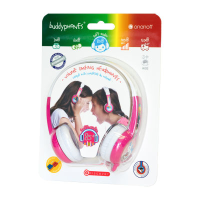 BuddyPhones Discover Kids Volume-Limiting Foldable Headphones
