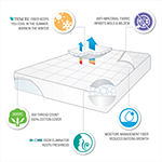 Sleep Philosophy 300TC Tencel Filled Mattress Pad Antimicrobial BI-OME Odor Eliminator