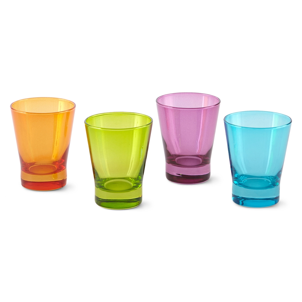 Circleware Inspire Set of 4 Double Old Fashioned Glasses