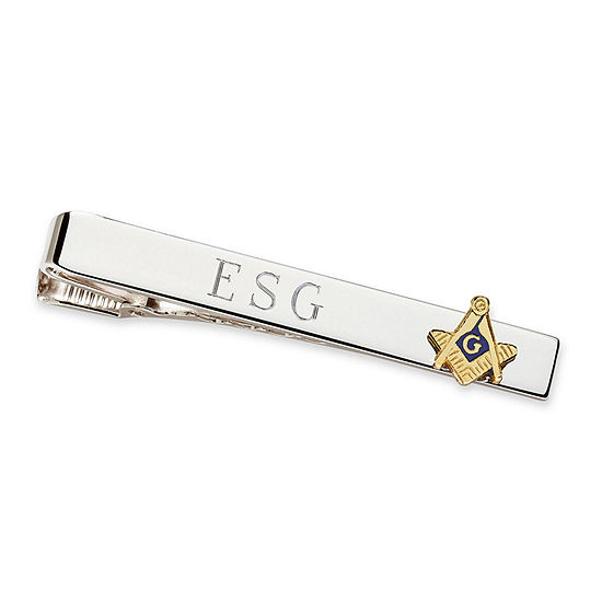Personalized Masonic Emblem Tie Bar