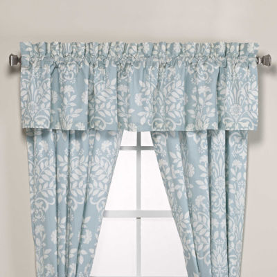 Laura Ashley Rowland Breeze Blue Valance Color Blue Jcpenney