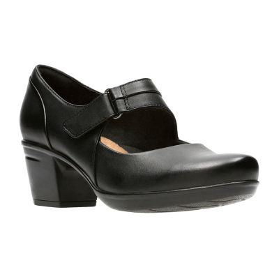 clarks womens black shoes
