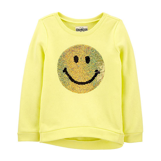 Fashion Oasis Big Girls Emoji Emoticons Multi Faces Short Sleeve T-Shirts Tops Hoodies /& Sweatshirts