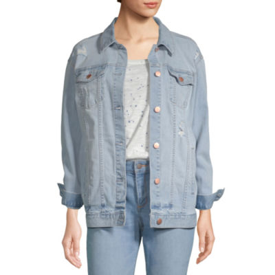 oversized trucker denim jacket