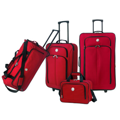 4 piece luggage set clearance