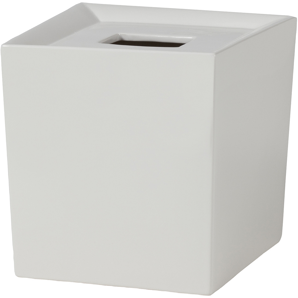 Creative Bath Products Angles Tissue Holder, White