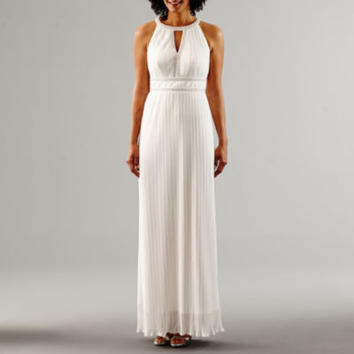 Melrose Sleeveless Wedding Gown, Color: Bridal White - JCPenney