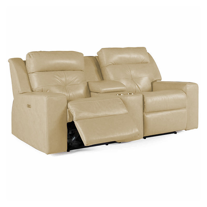 Motion Possibilities Grove Power Loveseat, Brown