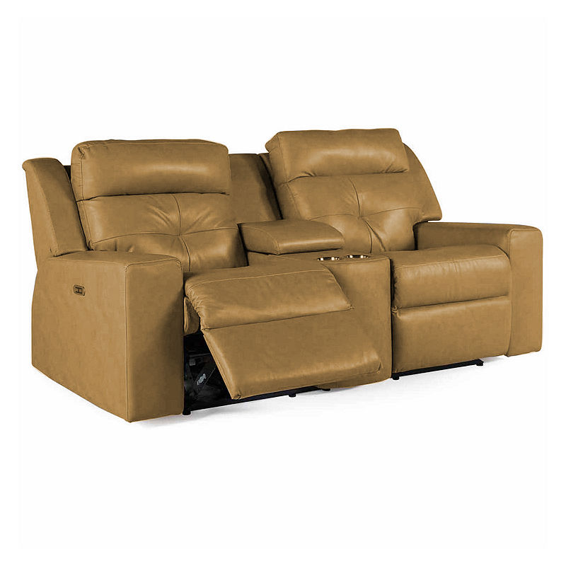 Motion Possibilities Grove Power Loveseat, Brown