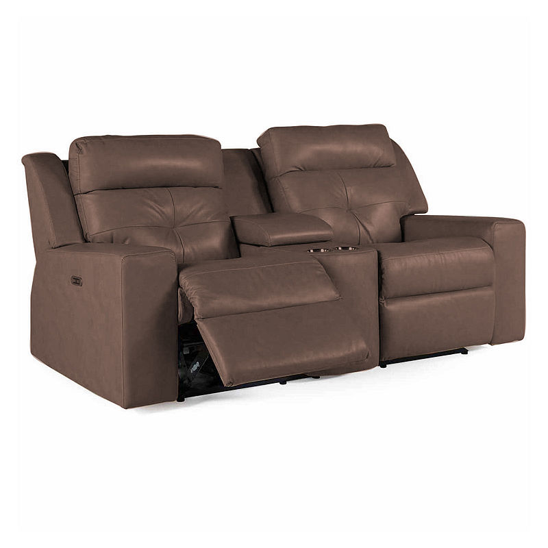Motion Possibilities Grove Power Loveseat, Brown