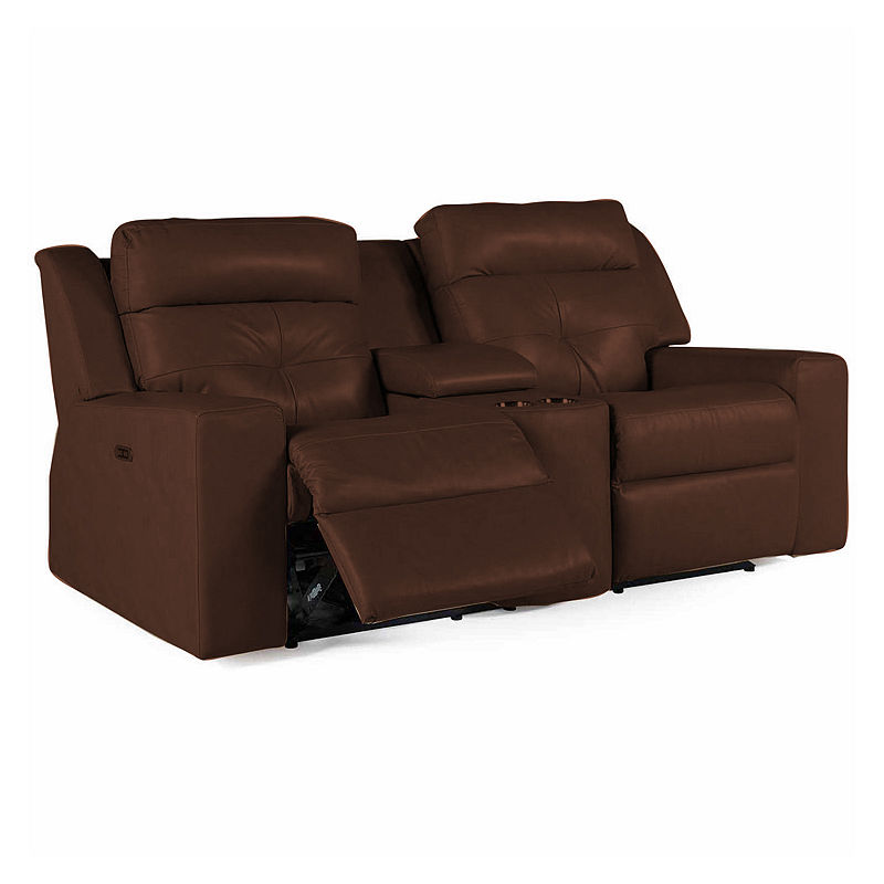 Motion Possibilities Grove Power Loveseat, Brown