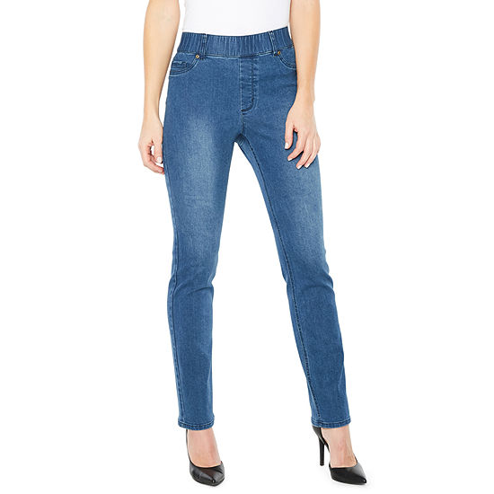 St. John's Bay Straight Fit Straight Leg Jeans-Tall-JCPenney, Color ...